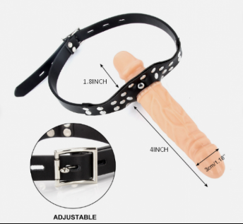 Stuffed Penis Mouth Gag