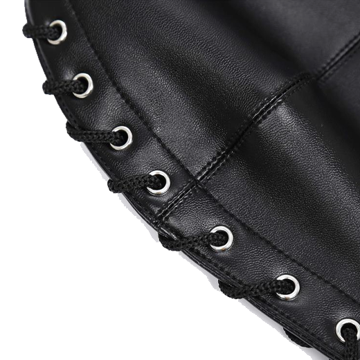 Sex Fetish Slave Hood Leather Mask