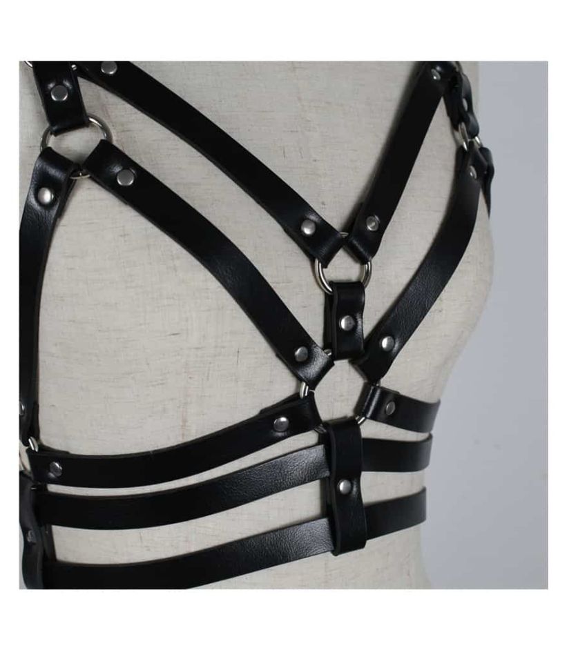 Sexy Chest Harness Strappy Rave Bra for Women