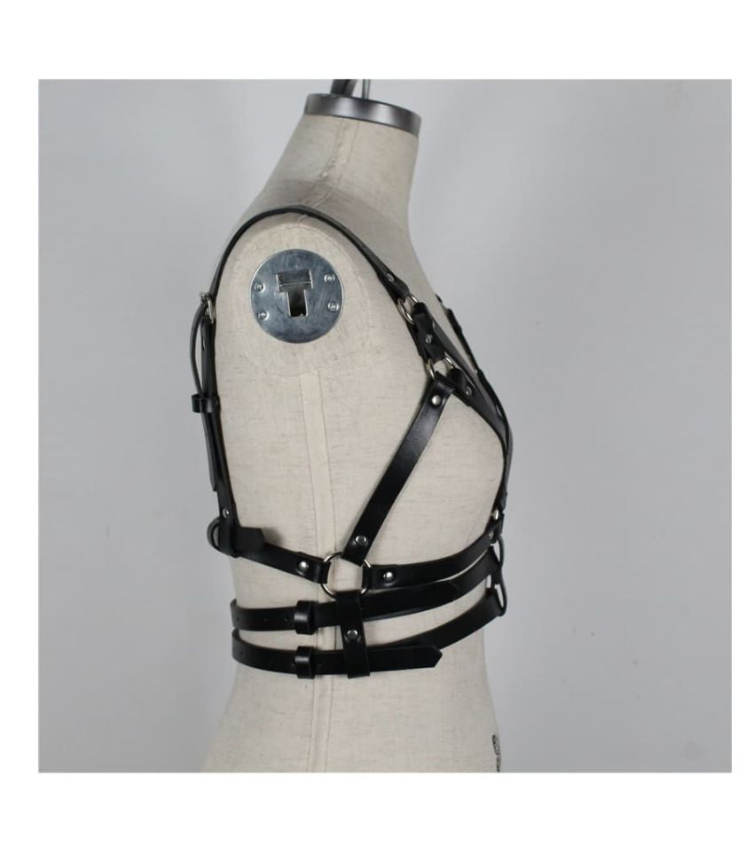 Sexy Chest Harness Strappy Rave Bra for Women