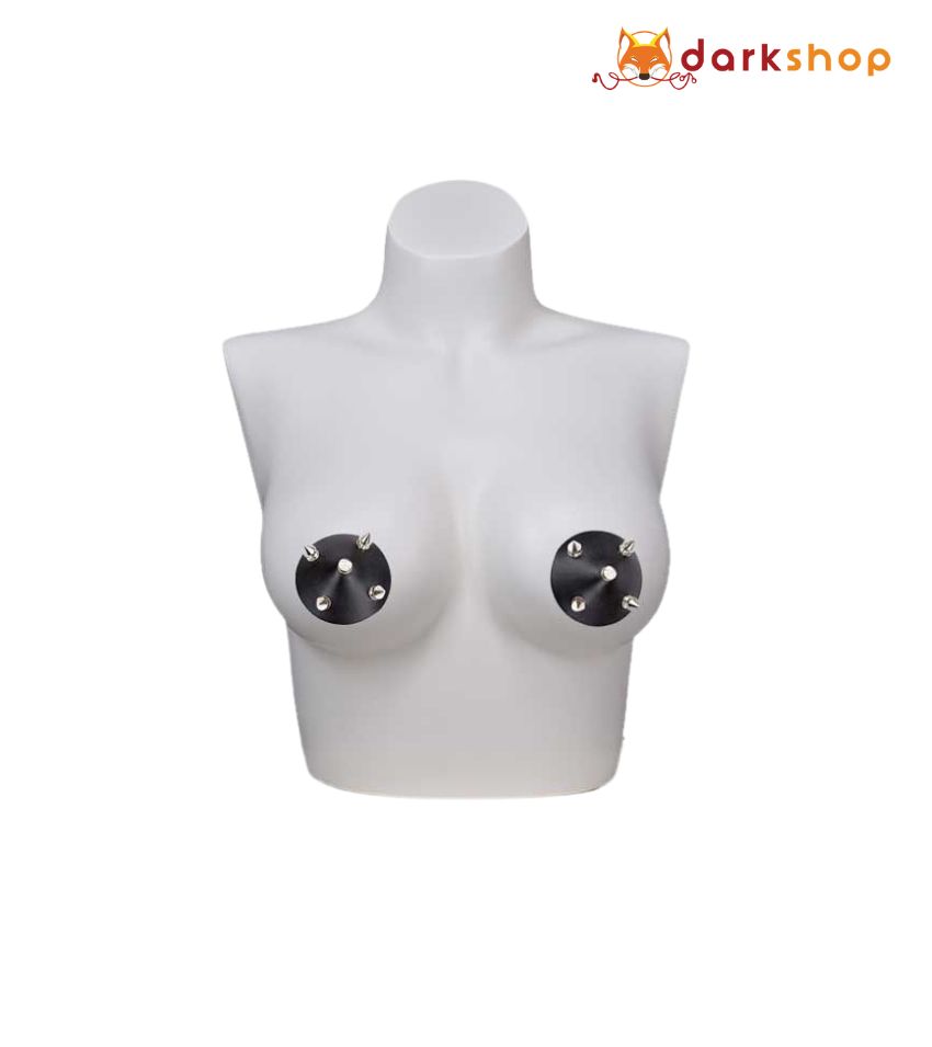 Sexy Cosplay Pasties Leather Nail Nipple Cover