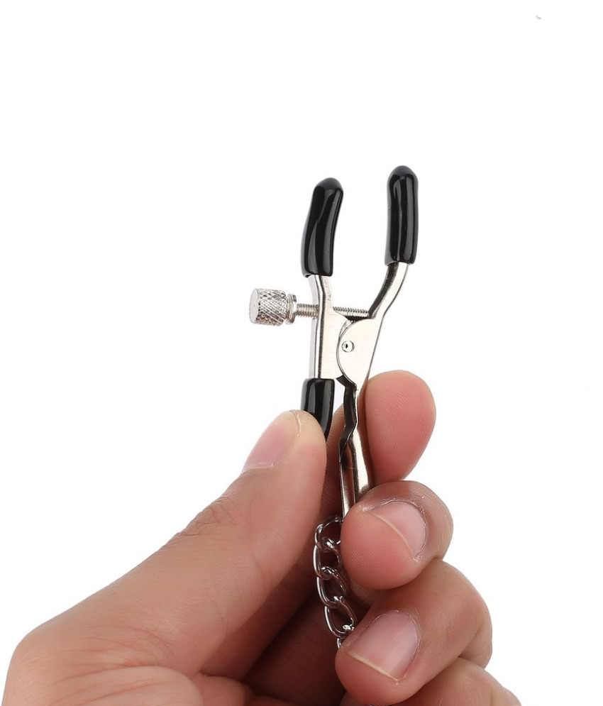 Leather Slave Collar & Nipple Clamps