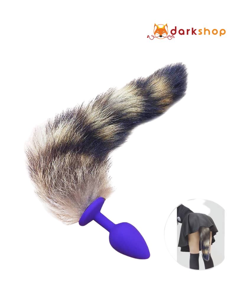 Soft Silicone Fox Tail Anal Plug