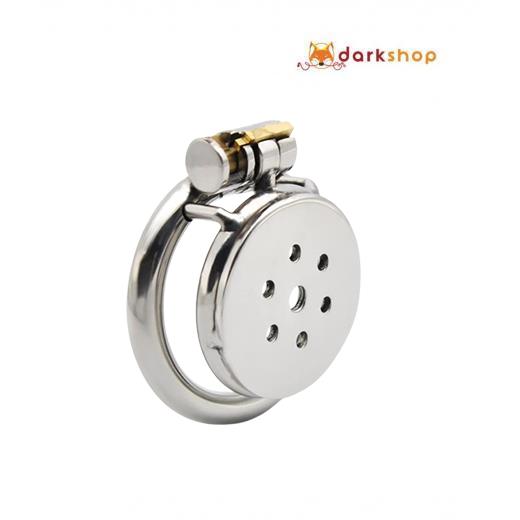 Stainless Steel Flat Chastity Cage Device