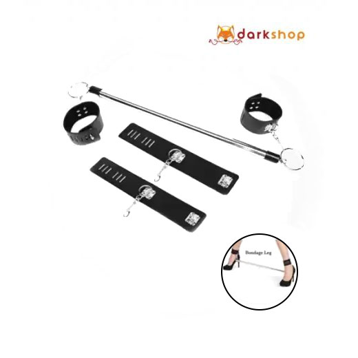 Stainless Steel Restraint Leg Spreader Bar Ankle Cuffs