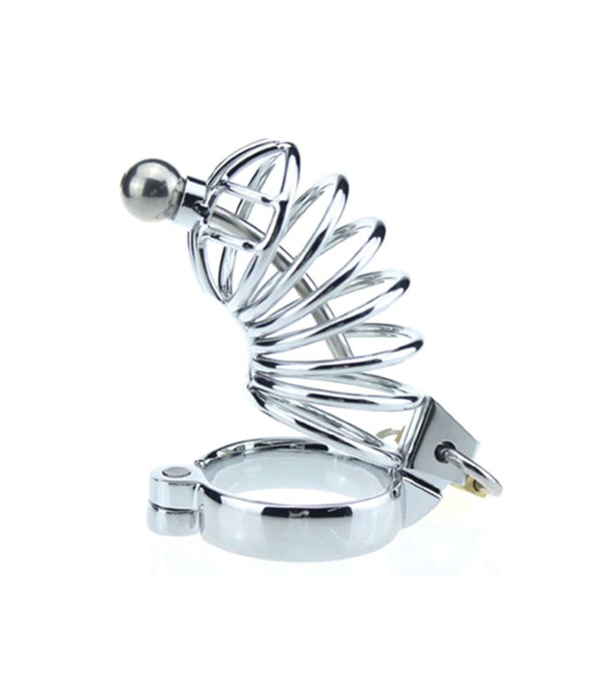 Stainless Steel Lockable Penis Cage For Men