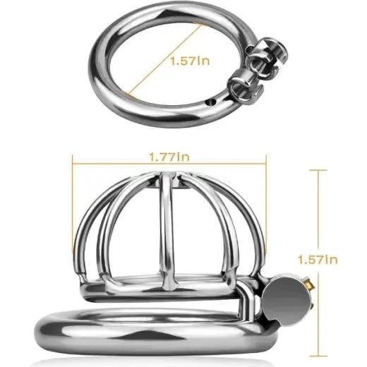 Tomi Stainless Steel Male Chastity Cock Cage