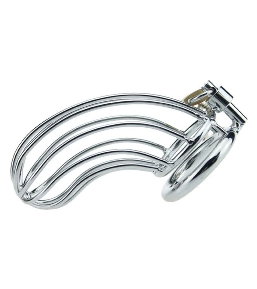 Steel Metal Male Chastity Device Locked Cage