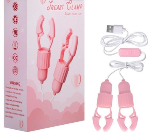 USB Nipple Clamp Vibrator for Women