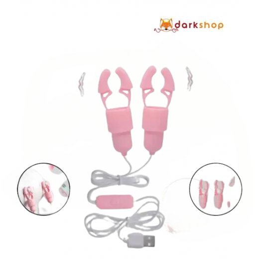 USB Nipple Clamp Vibrator for Women