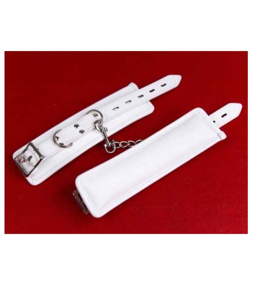 White Bondage HandCuffs