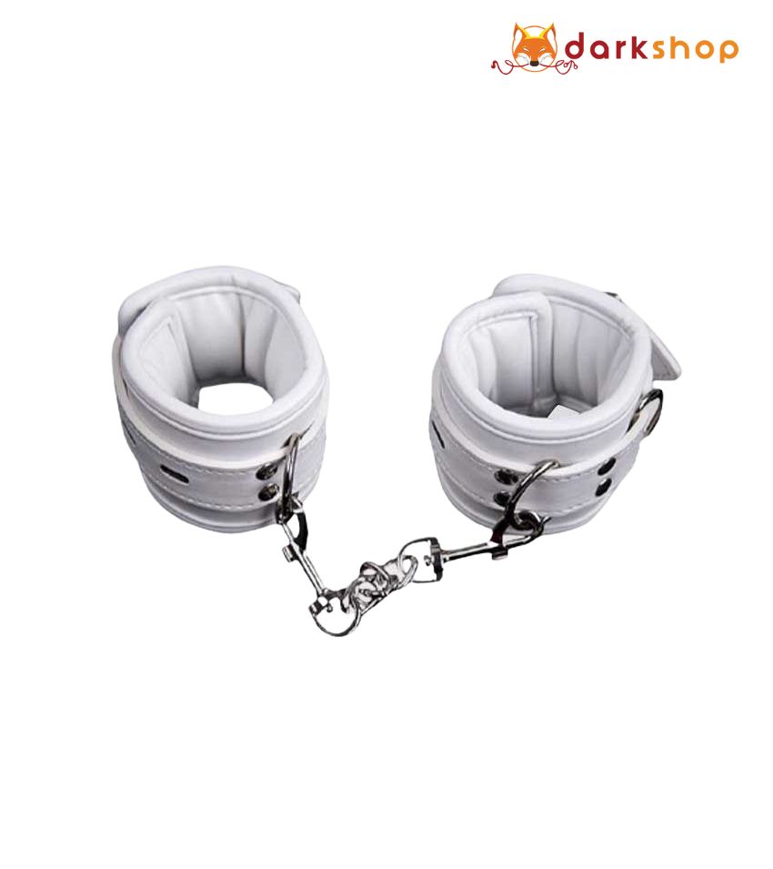 White Bondage HandCuffs