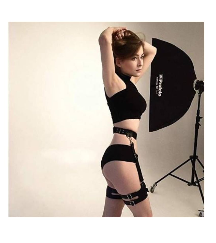 Waist Adjustable Belt Gothic Cincher Caged Garter for Rave Outfit