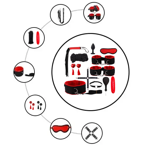 12PCS BDSM Couple Kit