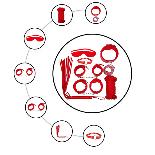 7 Piece Kit For women (Red and Black Color)