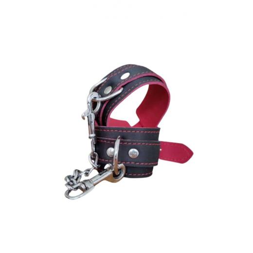 Black and Red BDSM Handcuff