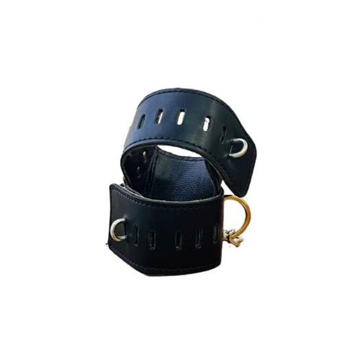 Leather BDSM Handcuffs
