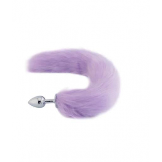 Purple Tail Butt Plug Fox Tail BDSM