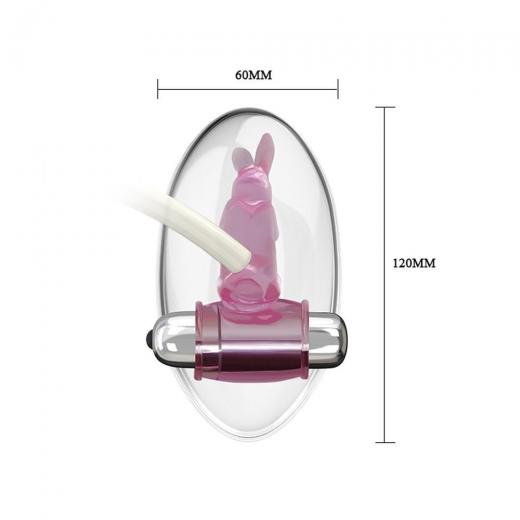 Rabbit Pussy Pump Clitoris Sucker Tongue Clit Vibrator for Women