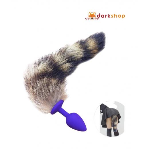 Soft Silicone Fox Tail Anal Plug