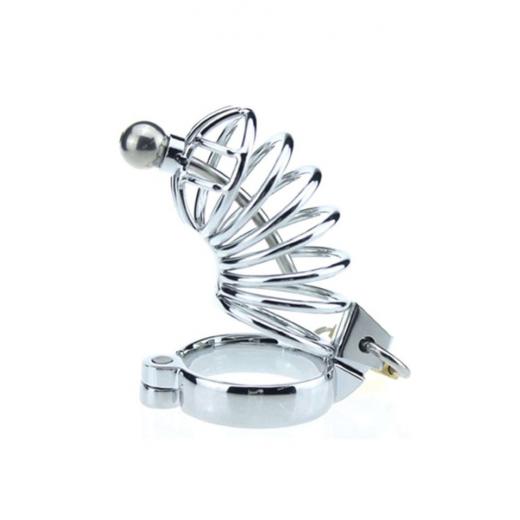 Stainless Steel Lockable Penis Cage For Men