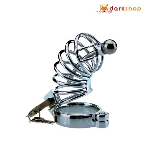 Stainless Steel Lockable Penis Cage For Men