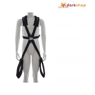 Body Harness Swing Leg Spreader Restraint Bondage