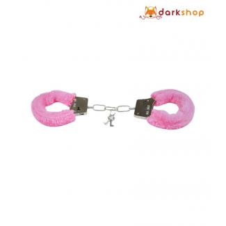 Furry Cuffs Working Metal Handcuffs With Keys