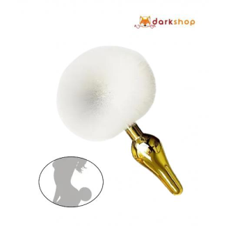 Golden Smooth Anal Tail Plug for Men and Women
