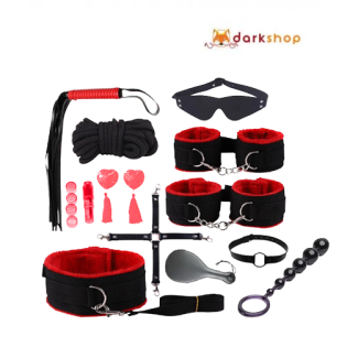 Luxury 12 PCS Leather BDSM Bondage Kit
