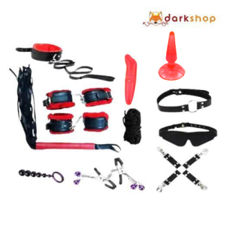 Luxury 12 PCS Leather BDSM Bondage Kit