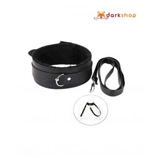 BDSM Collar with Leash Fetish Bondage