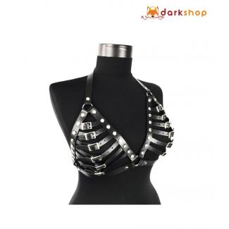 Punk Chest Stud Rave Bra Harness