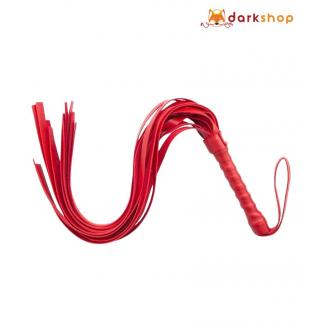 Red Faux leather whip With Tassels For Couples