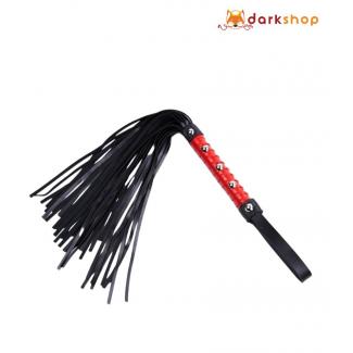 Romantic Leather Flogger Whip with Wrist Loop