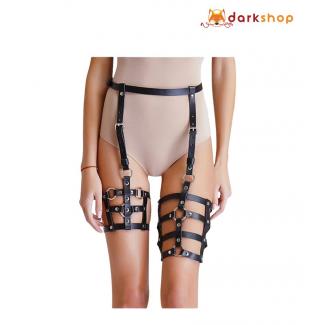 Leather Harness From Waist To Leg