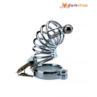 Stainless Steel Lockable Penis Cage For Men