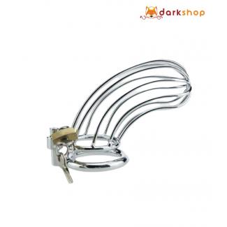 Steel Metal Male Chastity Device Locked Cage