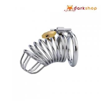 Steel Spring Chastity Cage Lock