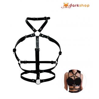 Punk Goth Leather Body Harness Bondage Belt