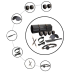 7 Pcs New Luxury Bdsm Kit