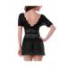 Baby doll Black Lingerie nightwear Dress