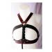 Rope and Leather Breast Binder Restraint