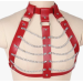 Leather suspender Body Harness Chain Bra Bralette