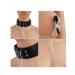 Slave Collar & Nipple Clamps Leather