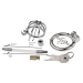 Tomi Stainless Steel Male Chastity Cock Cage With Urethral Tube For Men