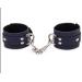 Black Leather BDSM Bondage Handcuffs